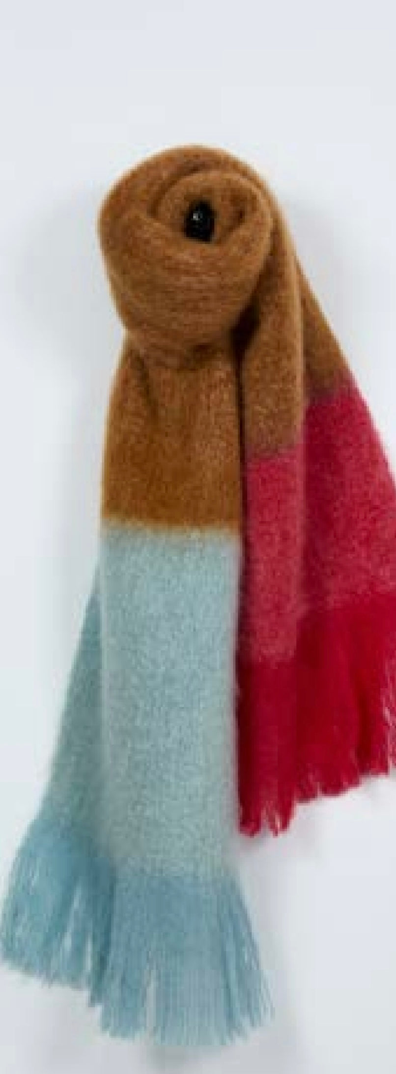 Color Block Red & blue Scarf