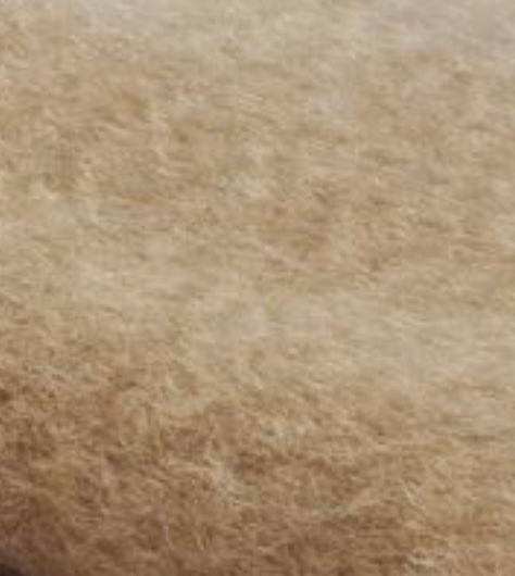 Solid Mohair Beige Scarf