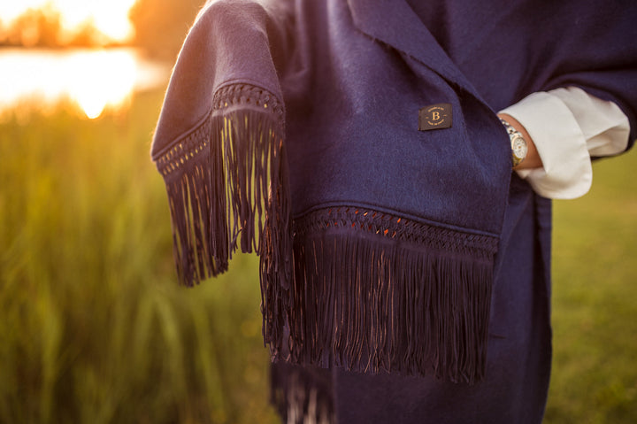 Cashpiel Navy Shawl