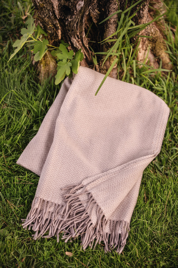 Espiga Throw Beige