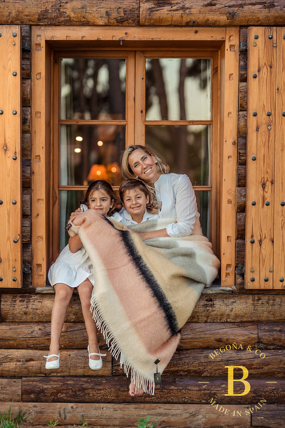 Mohair Serenity Pink Throw